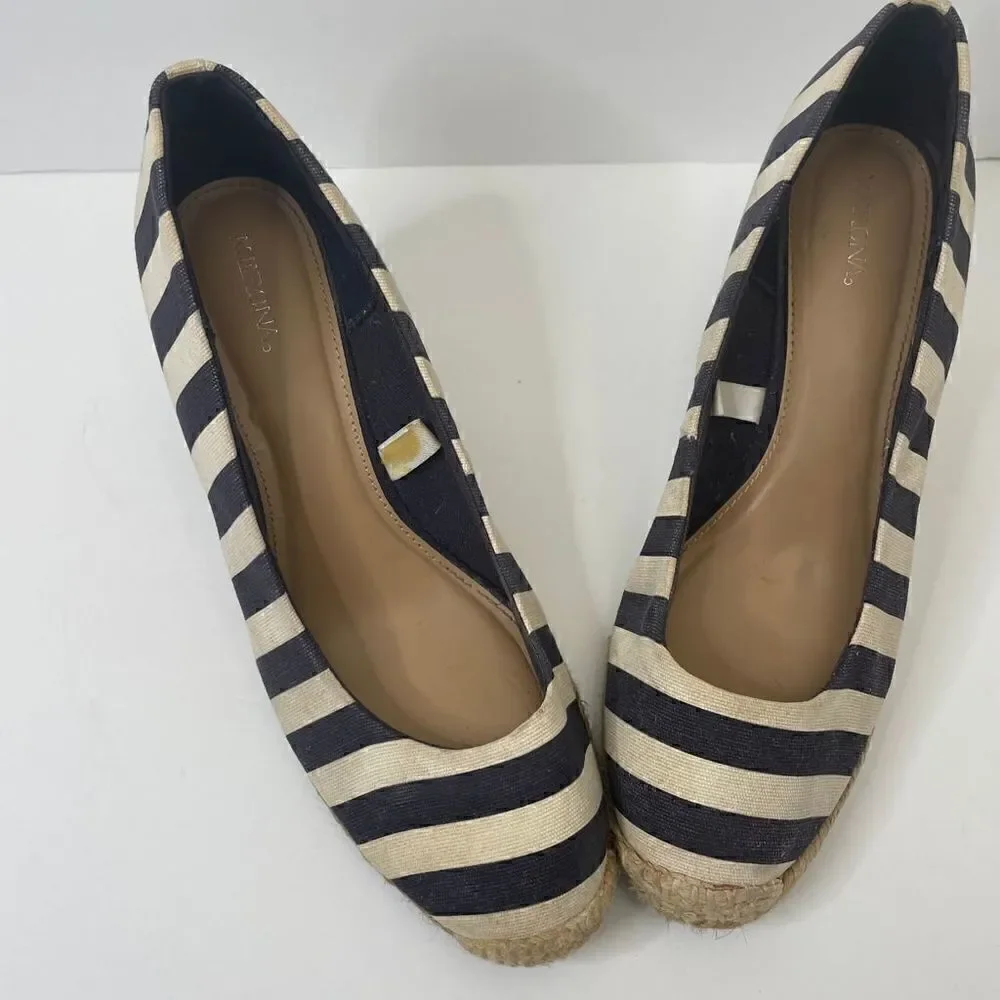 Merona| Nautical| Espadrille| Wedge| 8 1/2 Woman’s